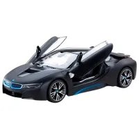Mașină Rastar BMW i8 50625 10 km/h / 2.4 GHz / Gray Black photo 5