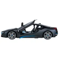 Mașină Rastar BMW i8 50625 10 km/h / 2.4 GHz / Gray Black photo 6