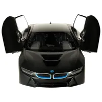 Mașină Rastar BMW i8 50625 10 km/h / 2.4 GHz / Gray Black photo 7