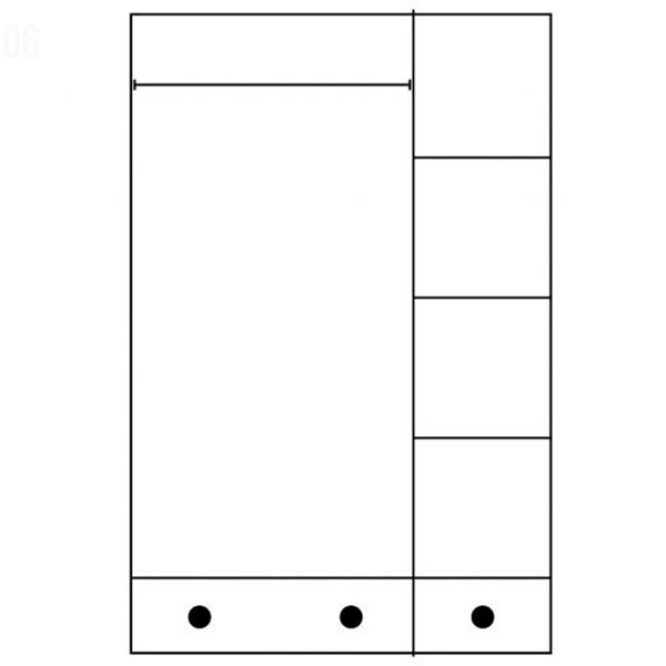 Dulap Drewmax SF106 120 x 60 x 190 / PAL /  photo 4 Dulap Drewmax SF106 120 x 60 x 190 / PAL /  photo 4
