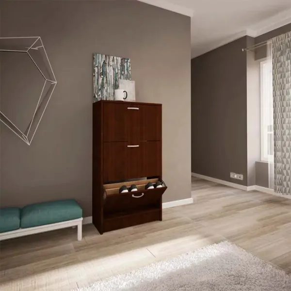 Tumbă pentru încălțăminte Haaus Rin 3D 120.5 x 63 x 30 /Wenge /Wenge photo 3