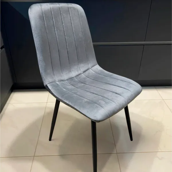 Scaun de bucătărie Yasen С2301 HLR-22 Velur/ Gray Black photo 3 Scaun de bucătărie Yasen С2301 HLR-22 Velur/ Gray Black photo 3