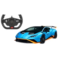 Mașină Rastar Lamborghini Huracan STO 98700 8 km/h / 2.4 GHz / Black Blue photo 5