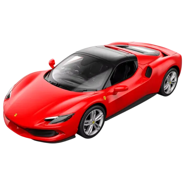 Mașină Rastar Ferrari 296 GTS 94600 10 km/h / 27 MHz / Gray Red photo 1