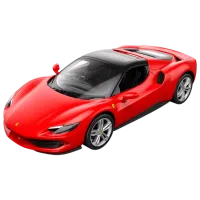 Mașină Rastar Ferrari 296 GTS 94600 10 km/h / 27 MHz / Gray Red