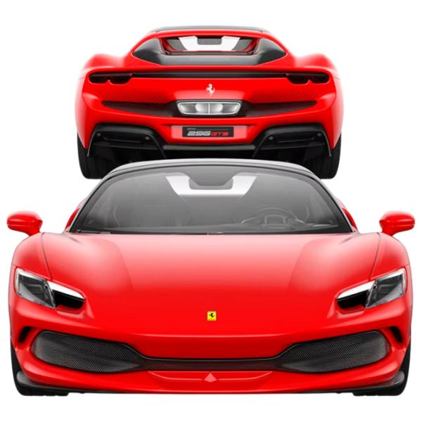 Mașină Rastar Ferrari 296 GTS 94600 10 km/h / 27 MHz / Gray Red photo 3