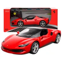 Машинка Rastar Ferrari 296 GTS 94600 10 км/ч / 27 ГГц / Серый Красный photo 4