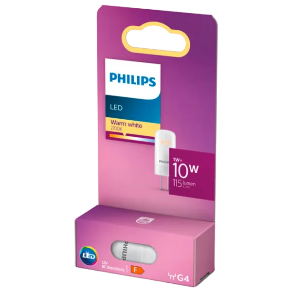 Лампочка светодиодная Philips CorePro LED capsule 929002388902 G4 / 1 Вт / 3000 K / / White photo 2 Лампочка светодиодная Philips CorePro LED capsule 929002388902 G4 / 1 Вт / 3000 K / / White photo 2