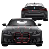 Mașină Rastar BMW M4 CSL 60532 10 km/h / 2.4 GHz / Red Black photo 4