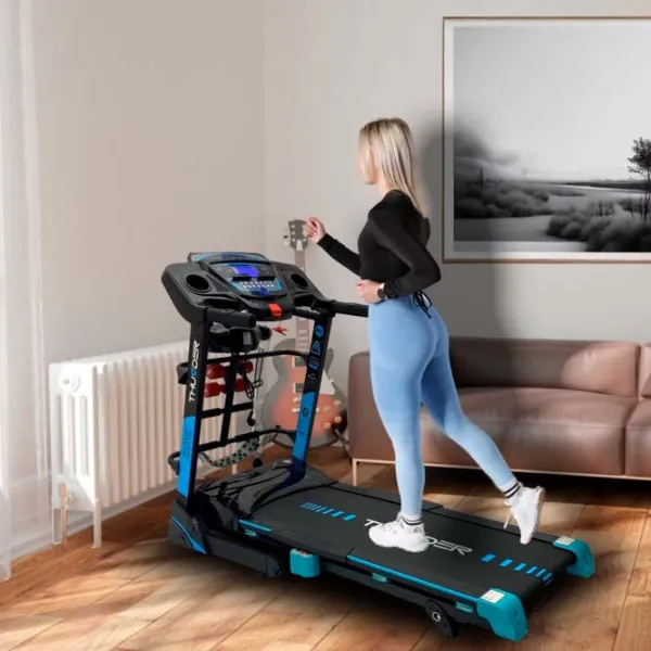 Bandă de alergat Thunder BIONIC-D 16 km/h / 120 kg / Black photo 2 Bandă de alergat Thunder BIONIC-D 16 km/h / 120 kg / Black photo 2