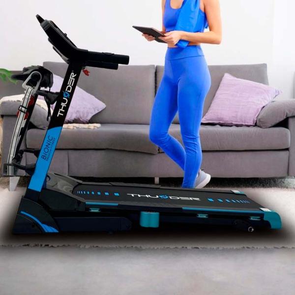 Bandă de alergat Thunder BIONIC-D 16 km/h / 120 kg / Black photo 3 Bandă de alergat Thunder BIONIC-D 16 km/h / 120 kg / Black photo 3