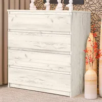 Комод Modern Komfi 79 x 75 x 39см / ДСП / Дуб Крафт Белый photo 2