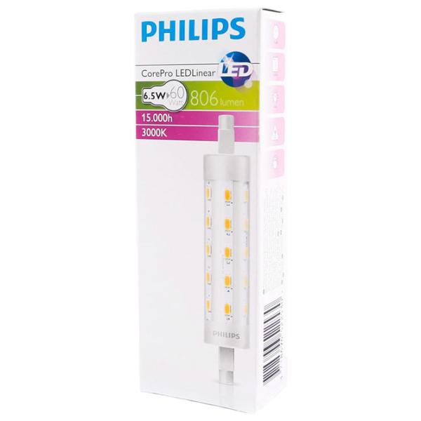 Лампочка светодиодная Philips CorePro LED capsule 929001186102 R7S / 6.5 Вт / 3000 K / / White photo 3 Лампочка светодиодная Philips CorePro LED capsule 929001186102 R7S / 6.5 Вт / 3000 K / / White photo 3