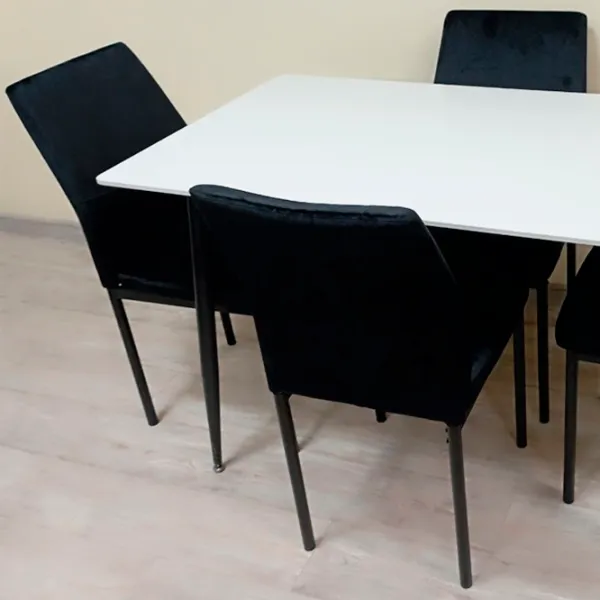 Кухонный стул Yasen DC22057 Велюр/ Черный  photo 3 Кухонный стул Yasen DC22057 Велюр/ Черный  photo 3