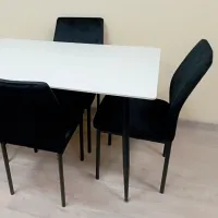 Scaun de bucătărie Yasen DC22057 Velur/ Black photo 4