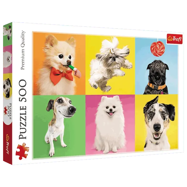 Puzzle Trefl Dogs 10+/ Количество деталей: 500 photo 1