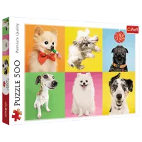 Puzzle Trefl Dogs 10+/ Количество деталей: 500