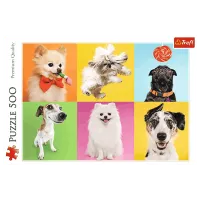 Puzzle Trefl Dogs 10+/ Numărul de piese: 500 photo 2