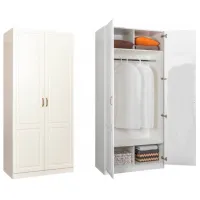 Dulap ML-Mobila Ливерпуль № 16 100 x 54.2 x 220 / PAL / White photo 3