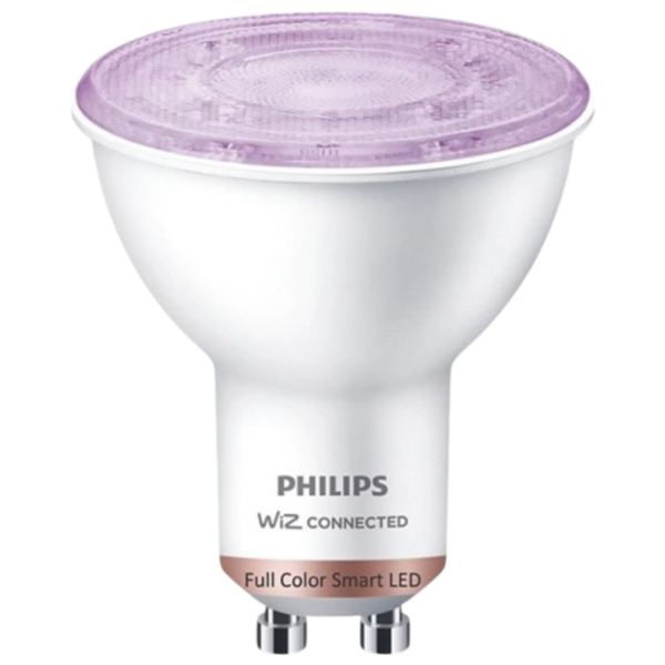 Bec inteligent LED Philips Spot WIZ 929002448421 GU10 / 4.7 W / 2200 K / / RGB photo 1