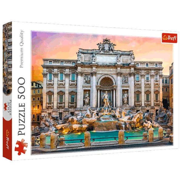 Puzzle Trefl Fontanna di Trevi, Rome 10+/ Количество деталей: 500 photo 1 Puzzle Trefl Fontanna di Trevi, Rome 10+/ Количество деталей: 500 photo 1
