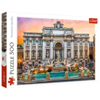 Puzzle Trefl Fontanna di Trevi, Rome 10+/ Количество деталей: 500
