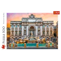 Puzzle Trefl Fontanna di Trevi, Rome 10+/ Numărul de piese: 500 photo 2