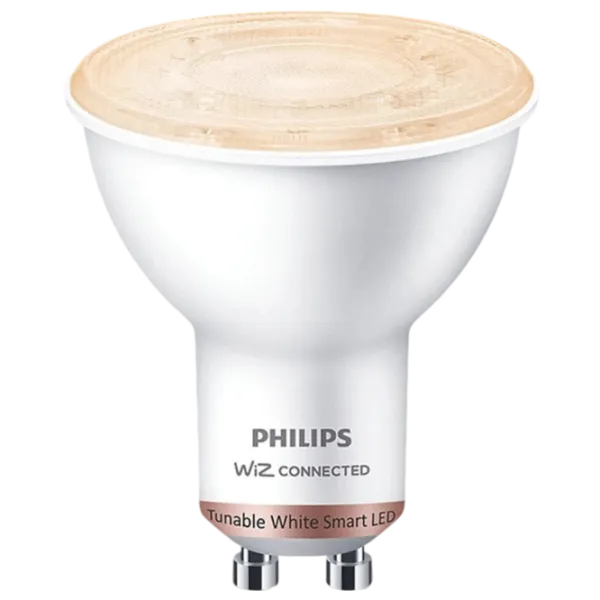 Умная лампочка светодиодная Philips Spot WIZ 929002448321 GU10 / 4.7 Вт / 6500 К / / White photo 1 Умная лампочка светодиодная Philips Spot WIZ 929002448321 GU10 / 4.7 Вт / 6500 К / / White photo 1