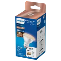 Bec inteligent LED Philips Spot WIZ 929002448321 GU10 / 4.7 W / 6500 K / / White photo 2
