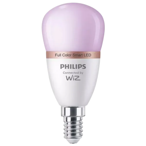 Умная лампочка светодиодная Philips RGB WIZ 929002448421 E14 / 4.9 Вт / 2200 К / / RGB photo 1 Умная лампочка светодиодная Philips RGB WIZ 929002448421 E14 / 4.9 Вт / 2200 К / / RGB photo 1