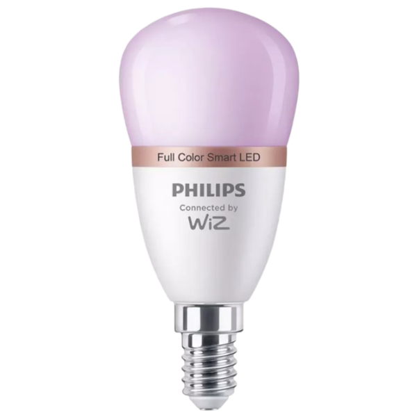Умная лампочка светодиодная Philips RGB WIZ 929002448421 E14 / 4.9 Вт / 2200 К / / RGB photo 1 Умная лампочка светодиодная Philips RGB WIZ 929002448421 E14 / 4.9 Вт / 2200 К / / RGB photo 1