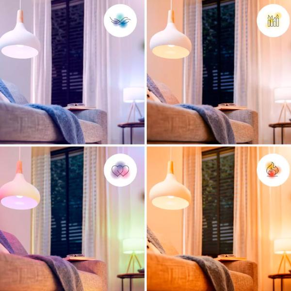 Умная лампочка светодиодная Philips RGB WIZ 929002448421 E14 / 4.9 Вт / 2200 К / / RGB photo 4 Умная лампочка светодиодная Philips RGB WIZ 929002448421 E14 / 4.9 Вт / 2200 К / / RGB photo 4