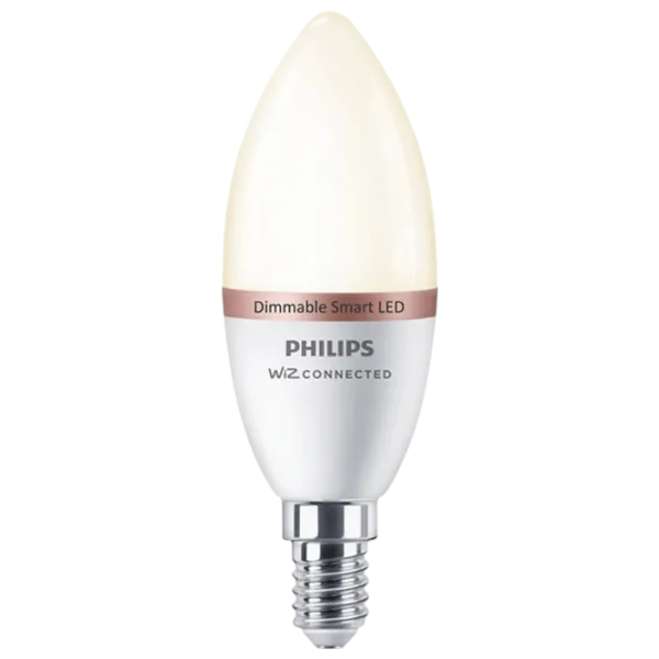 Умная лампочка светодиодная Philips Candle WIZ 929002448521 E14 / 4.9 Вт / 2700 K / / RGB photo 1 Умная лампочка светодиодная Philips Candle WIZ 929002448521 E14 / 4.9 Вт / 2700 K / / RGB photo 1