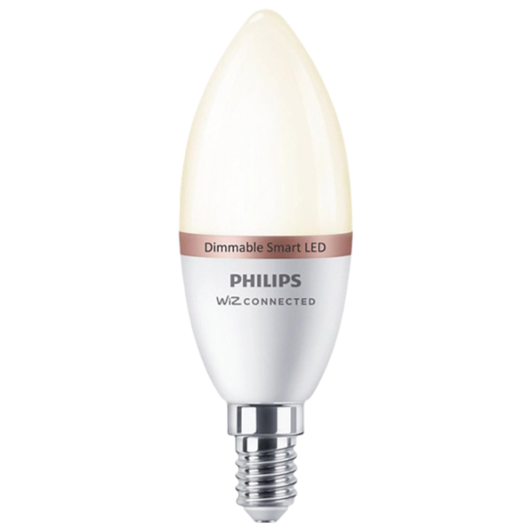 Умная лампочка светодиодная Philips Candle WIZ 929002448521 E14 / 4.9 Вт / 2700 K / / RGB photo 1 Умная лампочка светодиодная Philips Candle WIZ 929002448521 E14 / 4.9 Вт / 2700 K / / RGB photo 1