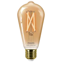 Bec inteligent LED cu filament Philips WIZ 929003018721 E27 / 7 W / 2000 K / / White