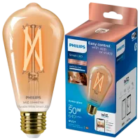 Bec inteligent LED cu filament Philips WIZ 929003018721 E27 / 7 W / 2000 K / / White photo 3