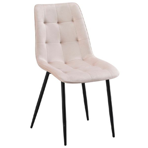 Scaun de bucătărie Yasen DC6005 Stofă/ Beige Black photo 1 Scaun de bucătărie Yasen DC6005 Stofă/ Beige Black photo 1
