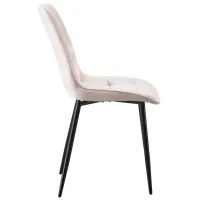 Scaun de bucătărie Yasen DC6005 Stofă/ Beige Black photo 2