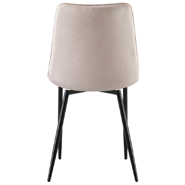 Scaun de bucătărie Yasen DC6005 Stofă/ Beige Black photo 3 Scaun de bucătărie Yasen DC6005 Stofă/ Beige Black photo 3