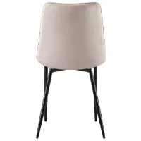 Scaun de bucătărie Yasen DC6005 Stofă/ Beige Black photo 3
