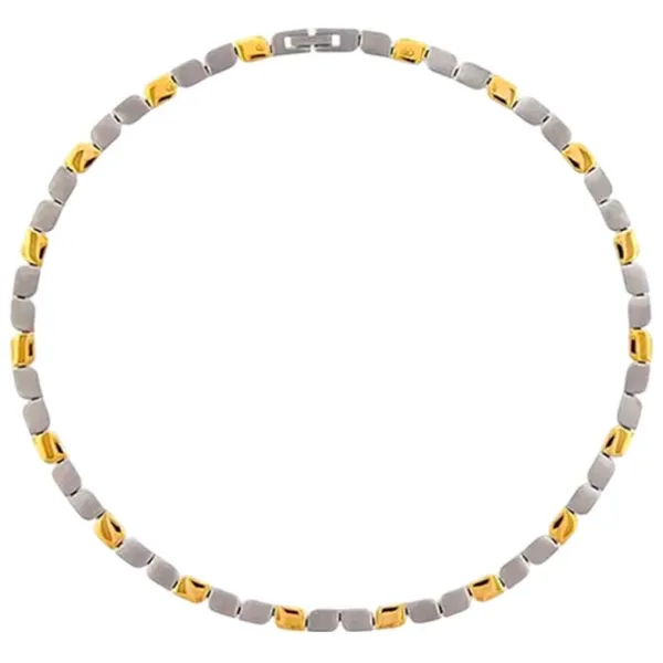 Colier din titan Boccia 08003-02 Titan / Gray-Gold photo 1