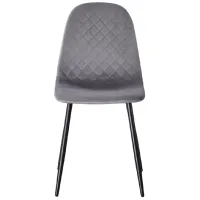 Scaun de bucătărie Yasen DC5010 Stofă/ Gray Black photo 2