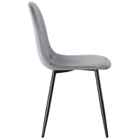 Scaun de bucătărie Yasen DC5010 Stofă/ Gray Black photo 3