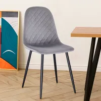 Scaun de bucătărie Yasen DC5010 Stofă/ Gray Black photo 6