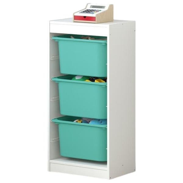 Etajeră cu containere Ikea Trofast  94 x 46 x 30 cm / PAL / White photo 1 Etajeră cu containere Ikea Trofast  94 x 46 x 30 cm / PAL / White photo 1