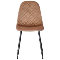 Scaun de bucătărie Yasen DC5010 Stofă/ Brown Black photo 4