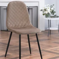 Scaun de bucătărie Yasen DC5010 Stofă/ Dark Brown Black photo 5