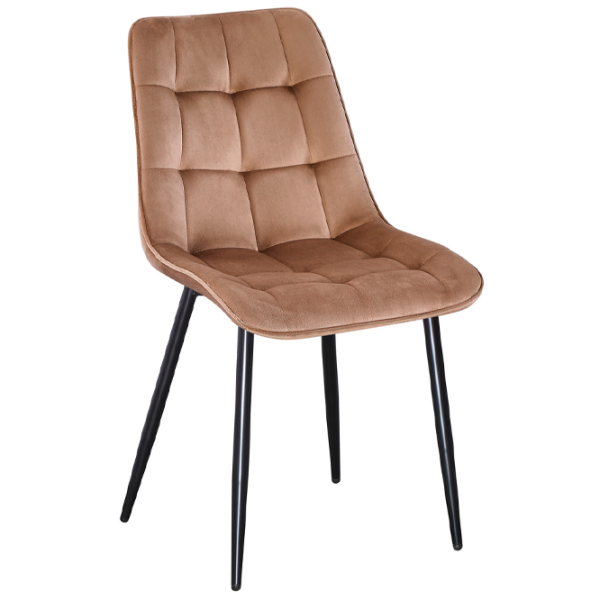 Scaun de bucătărie Yasen DC6005 Stofă/ Brown Black photo 1 Scaun de bucătărie Yasen DC6005 Stofă/ Brown Black photo 1