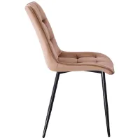 Scaun de bucătărie Yasen DC6005 Stofă/ Brown Black photo 3