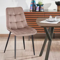 Scaun de bucătărie Yasen DC6005 Stofă/ Dark Brown Black photo 5